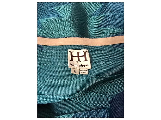 Autre Marque Falda bandeau de Haute Hippie Azul Verde Turquesa - vista 4