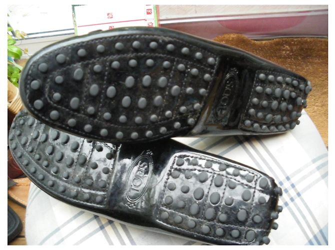 Bailarinas Tod's en charol negro - vista 8