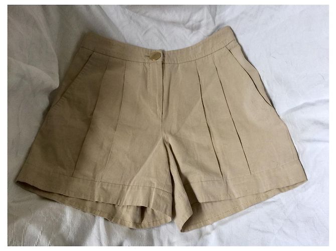 Shorts Blumarine de algodón beige - vista 3
