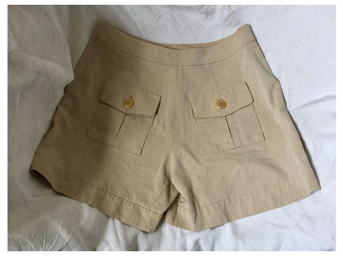 Shorts Blumarine de algodón beige - vista 4
