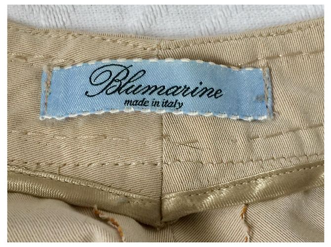 Shorts Blumarine de algodón beige - vista 5