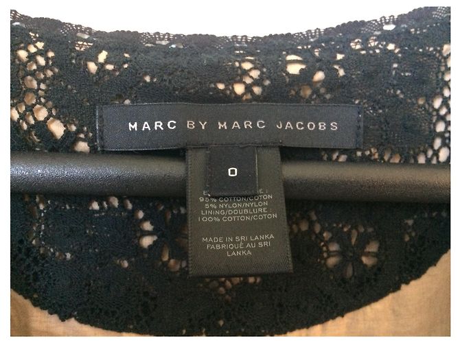 Macacão de renda de algodão preto Marc Jacobs - vista 5