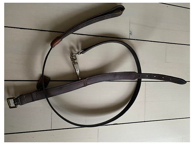 Louis Vuitton dog collar with leash Brown - view 10