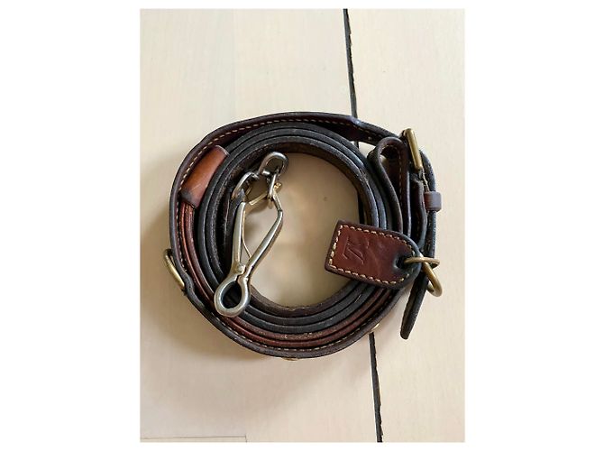 Louis Vuitton dog collar with leash Brown - view 12