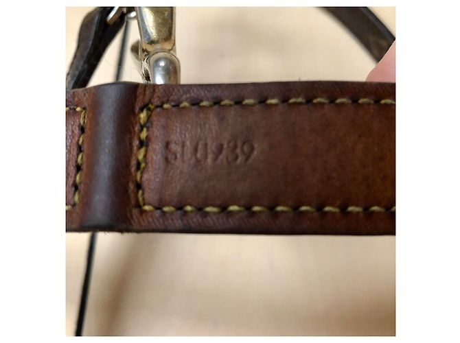 Louis Vuitton dog collar with leash Brown - view 3