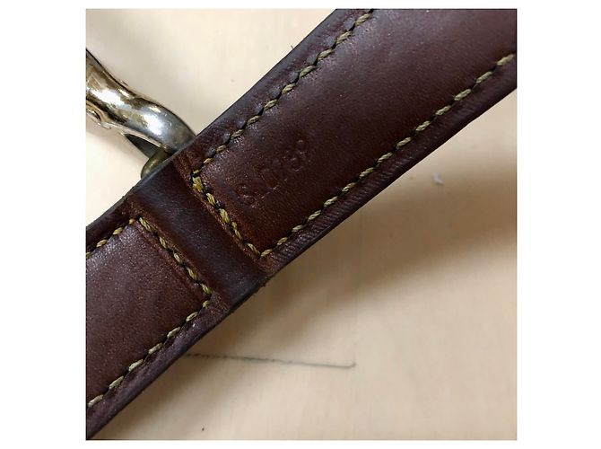 Louis Vuitton dog collar with leash Brown - view 8