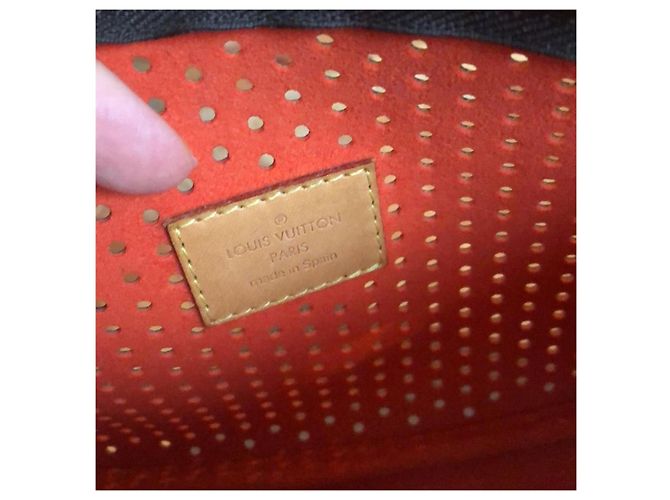 Pochette Louis Vuitton Marrone in Tela - vista 5