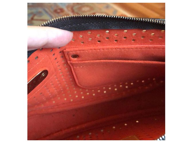 Pochette Louis Vuitton Marrone in Tela - vista 6