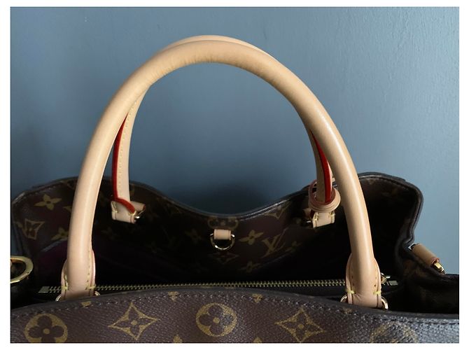 Monogramma Louis Vuitton Sac Montaigne GM Marrone - vista 5