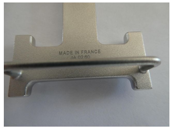 Hermès Loop 5382 palladium-coated guilloché steel Silvery - view 5