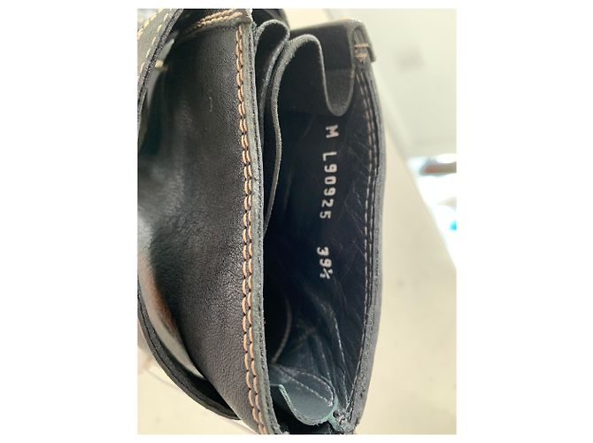 Botines de tacón de cuña Stuart Weitzman en cuero negro - vista 2