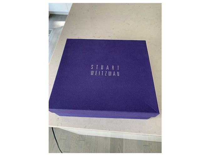 Botines de tacón de cuña Stuart Weitzman en cuero negro - vista 6