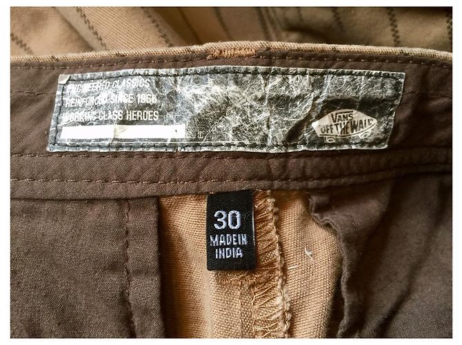 Vans Kampfstil Shorts 30" Braun - Ansicht 4