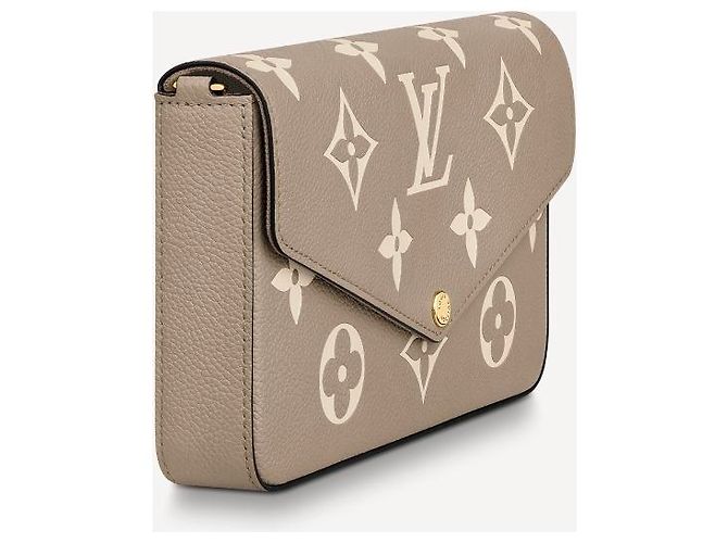 Louis Vuitton Pochette LV Felicie monogram gigante Grigio - vista 4