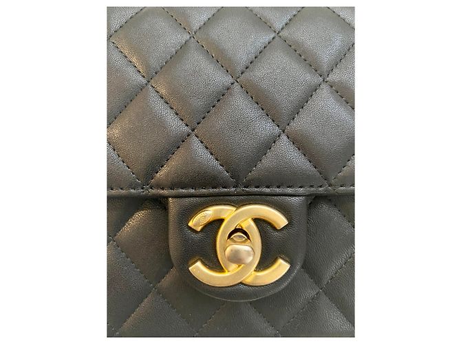 Timeless Chanel Flap Bag con perle Nero - vista 3