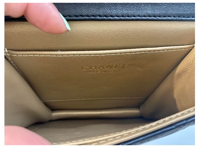 Timeless Chanel Flap Bag con perle Nero - vista 4