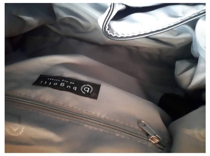 Borsa Bugatti in pelle nera Nero - vista 3