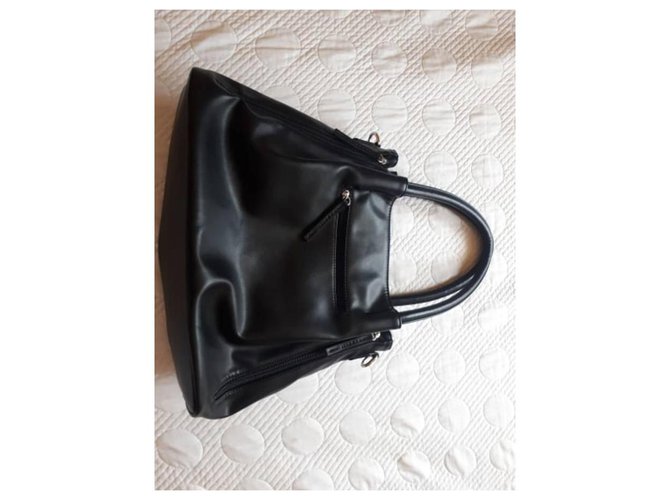 Borsa Bugatti in pelle nera Nero - vista 5
