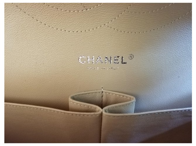 Chanel Timeless Jumbo Beige - vista 7
