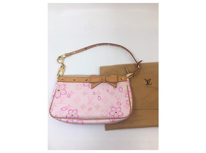 Louis Vuitton Sac pochette Takashi Murakami Rosa - vista 2