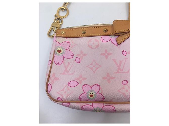 Louis Vuitton Sac pochette Takashi Murakami Rosa - vista 6