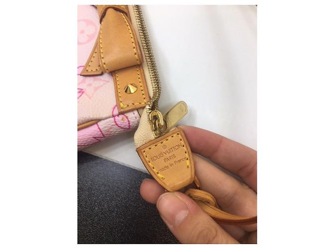 Louis Vuitton Sac pochette Takashi Murakami Rosa - vista 8