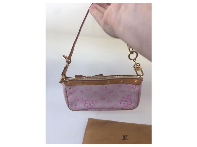 Louis Vuitton Sac pochette Takashi Murakami Rosa - vista 10