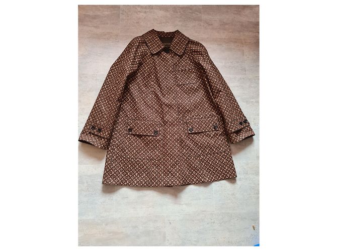 Nueva gabardina de Louis Vuitton nunca usada Castaño - vista 19