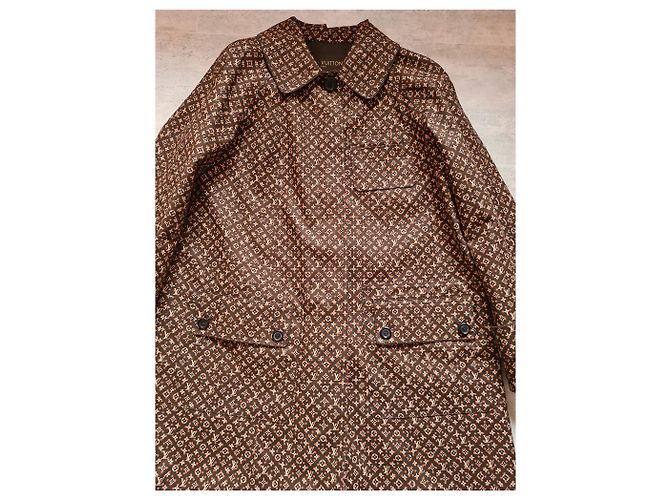 Nueva gabardina de Louis Vuitton nunca usada Castaño - vista 20