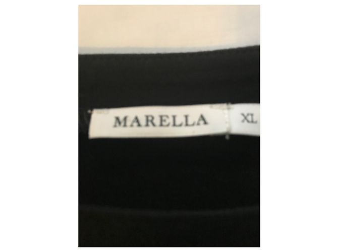 Top a maniche lunghe Marella Blu anatra Nero Blu scuro - vista 2