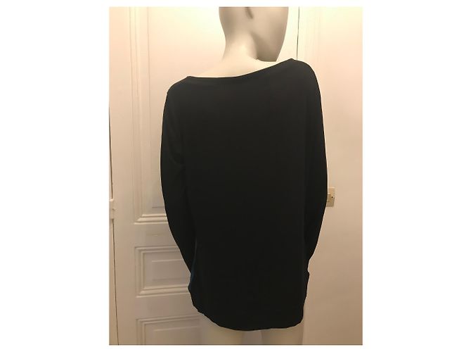 Top a maniche lunghe Marella Blu anatra Nero Blu scuro - vista 5