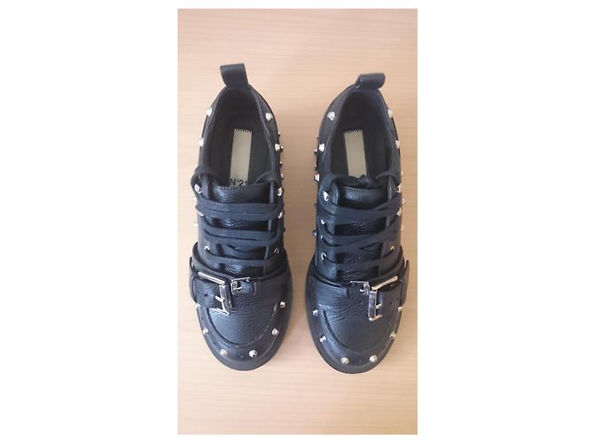 NO 21 buckled lace-up boots, size 39 - view 4