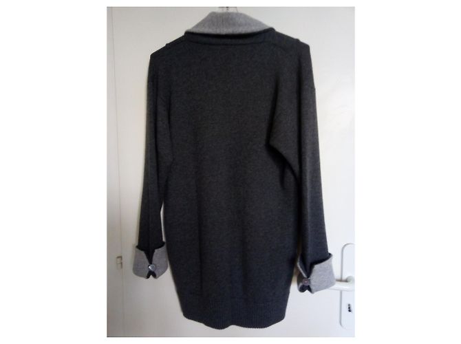 Christian Dior Maglia in cashmere grigia Grigio - vista 4