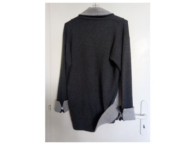 Christian Dior Maglia in cashmere grigia Grigio - vista 5
