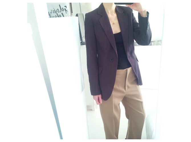 Zara Chaqueta bellamente confeccionada en gris antracita suave con rayas finas. - vista 16