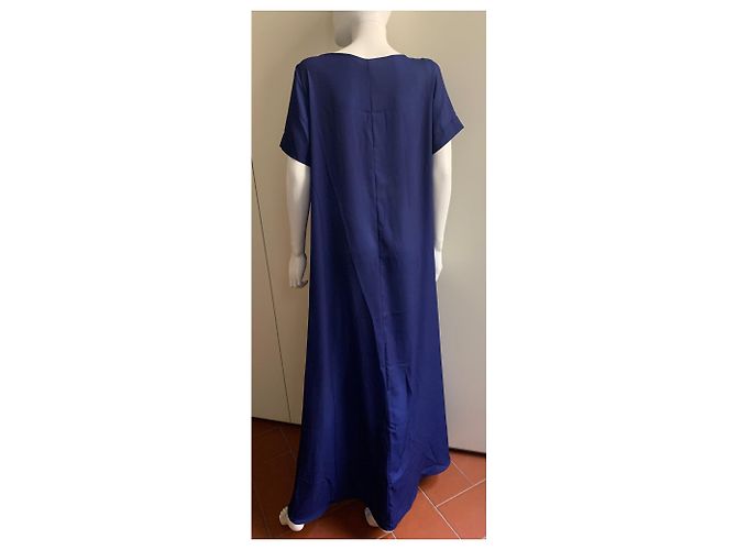 Pier Antonio Gaspari Tinte blau Kleid - Ansicht 14