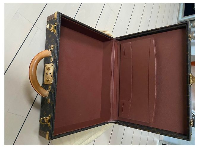 Louis Vuitton Affaire président Monogram Marron - vue 10