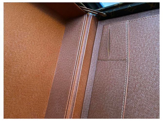 Louis Vuitton Affaire président Monogram Marron - vue 9