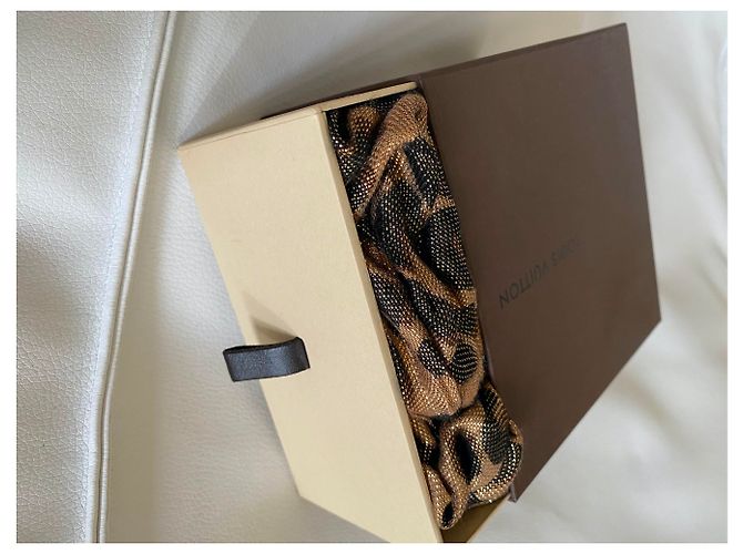 Louis Vuitton Stole Leopard Disco Gold di Stephen Sprouse - edizione limitata! Marrone D'oro Fuschia - vista 12