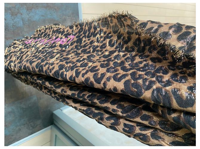 Louis Vuitton Stole Leopard Disco Gold di Stephen Sprouse - edizione limitata! Marrone D'oro Fuschia - vista 9