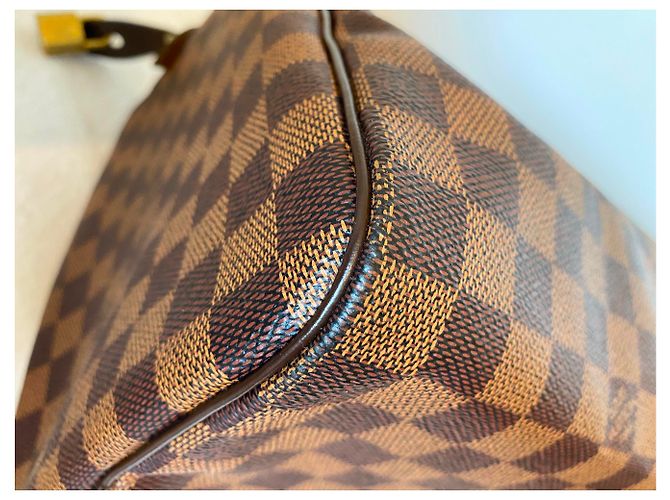 Louis Vuitton Speedy 35 damier ebene Marrone - vista 12