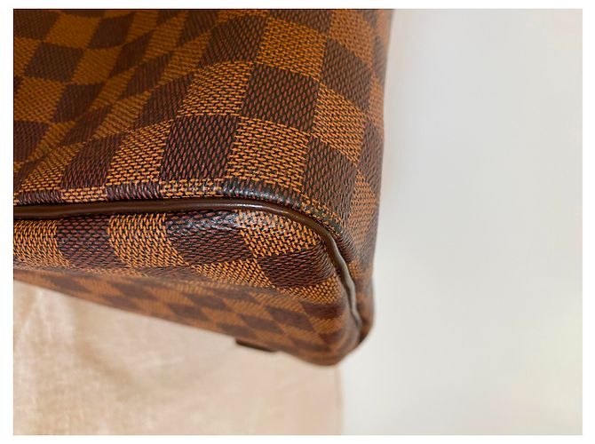 Louis Vuitton Speedy 35 damier ebene Marrone - vista 9
