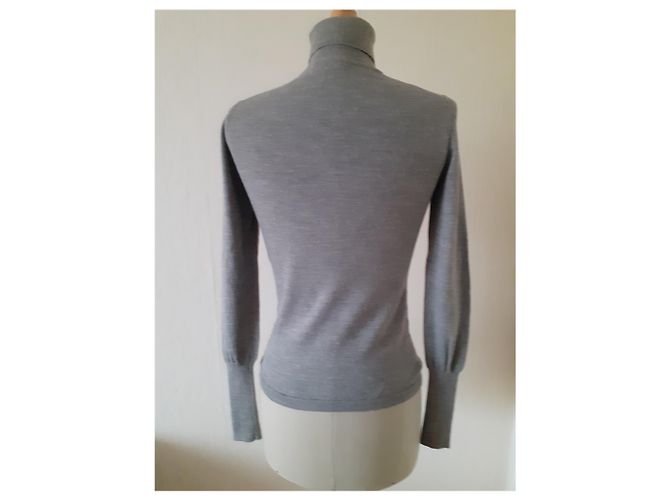Suéter Hugo Boss de lana gris - vista 3