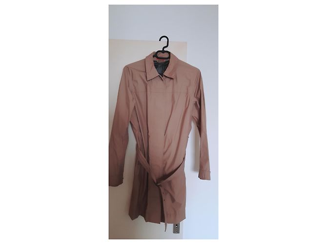 Gabardina Prada de algodón y nailon Caramelo - vista 2