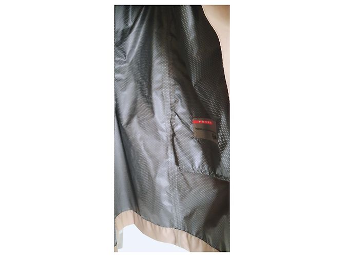 Gabardina Prada de algodón y nailon Caramelo - vista 5