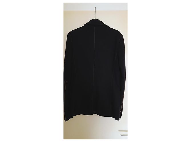 Gianfranco Ferré Navy Blue Wool Jacket - view 3
