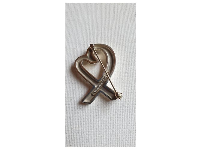 Spilla Tiffany & Co Loving Heart in argento - vista 2