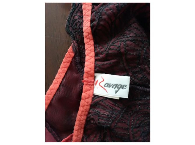 Autre Marque Braguita Roja Ravage con Detalle de Rosa - vista 4