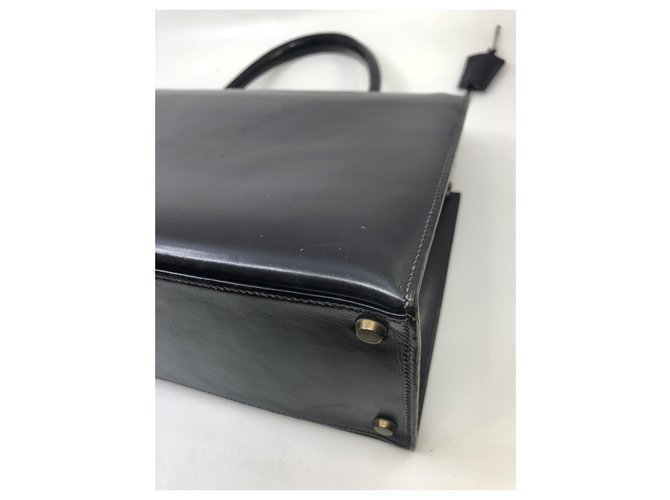 Hermès Arzttasche Marineblau - Ansicht 14