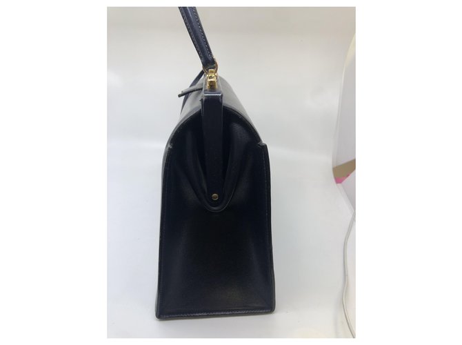 Hermès Arzttasche Marineblau - Ansicht 8